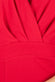 Scuba Crepe Wrap Bodice Midi Dress With Flared Sleeve DR3952