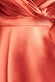 Flutter Sleeve Wrapover Satin Maxi Dress DR3955