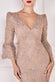 Scalloped Sequin Embroidered Chorded Lace Midi Dress DR3960