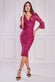 Scalloped Sequin Embroidered Chorded Lace Midi Dress DR3960
