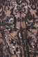 Ornamental Patterned Iridescent Sequin Maxi With Front Split DR3986