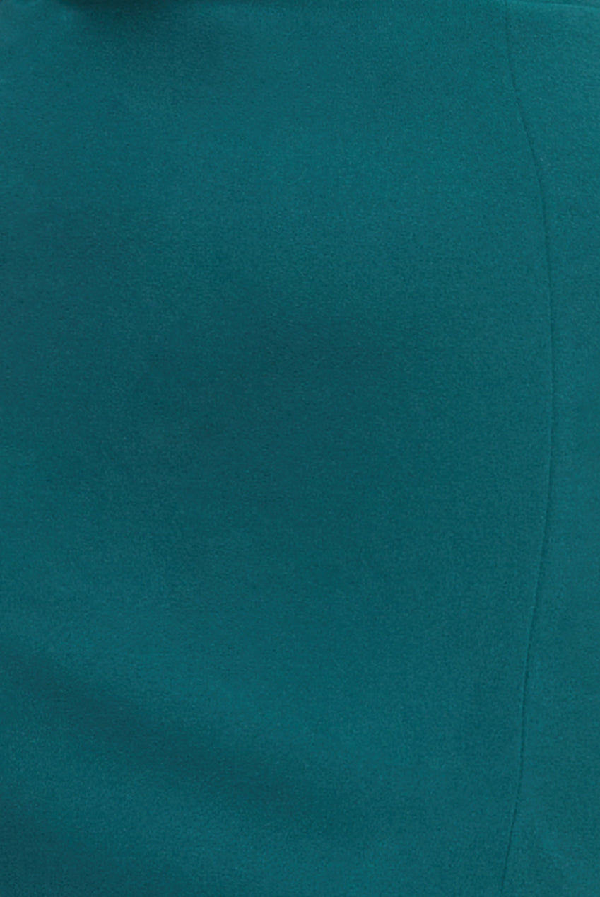 Scuba Crepe Flared Sleeve Wrap Bodice Maxi Dress DR3997