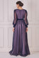 Corsage V-Neck Dobby Mesh Maxi Dress DR4001