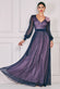 Corsage V-Neck Dobby Mesh Maxi Dress DR4001