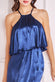 Satin Viscose Front Wrap Midi Dress DR4002