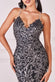 Cross Back Diamante Strap Sequin Maxi Dress DR4009