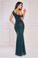 Sequin Cowl One Shoulder Maxi Dress DR4020