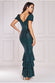 Puff Sleeve Tiered Hem Maxi Dress DR4022