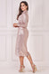 Sequin Front Split Shirt Dress DR4034