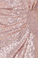 Sequin Front Split Shirt Dress DR4034