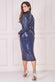 Sequin Front Split Shirt Dress DR4034
