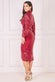 Sequin Front Split Shirt Dress DR4034