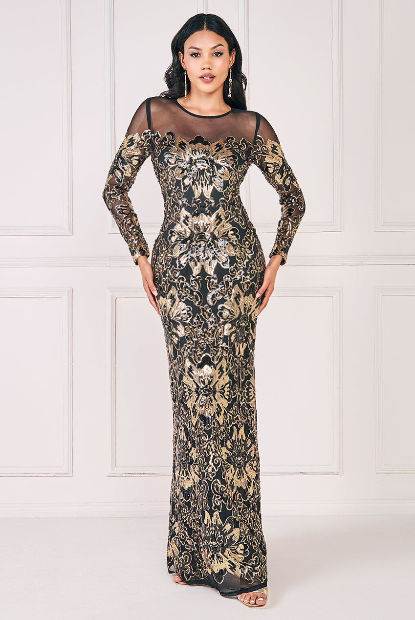 macy's rose gold prom dress Sexy Mermaid Spaghetti Straps Satin Slit Prom Dress with Hot Stone, Gold / 6 main image 1