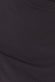 Racer Neck Scuba Crepe Midi Dress With Feather Trimmed Mesh Sleeve DR4060