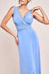 Diamante & Scalloped Lace Neck Maxi Dress DR4120