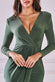 Front Crossover Split Midi Dress DR4121