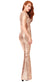 Sweetheart Neckline Sequin Pleated Maxi Dress DR976