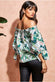 Off The Shoulder Printed Top GCB3766