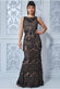 Sequin And Lace Maxi Dress DR2515