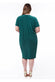 Slouchy Short Sleeve Midi Dress With Round Neck DR3090