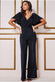 Lurex Wrap Style Jumpsuit TR359