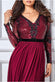Patterned Sequin Bodice Maxi Dress DR3453