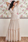 Polka Dot Tiered Chiffon Maxi Dress DR3278