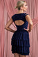 Cutout Open Back Frilled Mini Dress NCD11