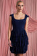 Cutout Open Back Frilled Mini Dress NCD11
