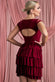 Cutout Open Back Frilled Mini Dress NCD11