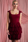 Cutout Open Back Frilled Mini Dress NCD11