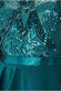 Sequin Bodice With Front Frill Maxi Dress DR3232