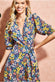 Short Sleeve Wrap Dress GCD2414