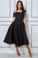 Scuba Foam One Shoulder Midi Dress DR3208