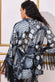 Foil Print Kimono Set SET24