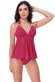 Open Back Tankini Set SW121