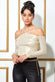 Metallic Cut Out Crop Top T157