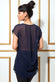 Loose Fit Sequin Front High Low Top T163
