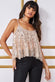 Sequin And Pearls Sheer Top T189