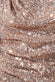 Dual Tone Sequin One Shoulder Balloon Sleeve Top T200