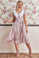 Printed Tea Dress With Collar DR3354