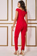 Scuba Crepe Wrap Bardot Jumpsuit TR113