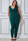 Scuba Crepe Wrap Bardot Jumpsuit TR113P