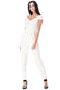 Bardot Jumpsuit With Twisted Neckline TR124