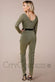 Lurex Wrap Bodice Jumpsuit TR223