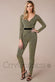 Lurex Wrap Bodice Jumpsuit TR223