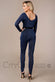 Lurex Wrap Bodice Jumpsuit TR223