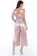 Satin Culotte Jumpsuit TR241