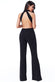 High Neck Open Back Jumpsuit TR257