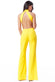 High Neck Open Back Jumpsuit TR257